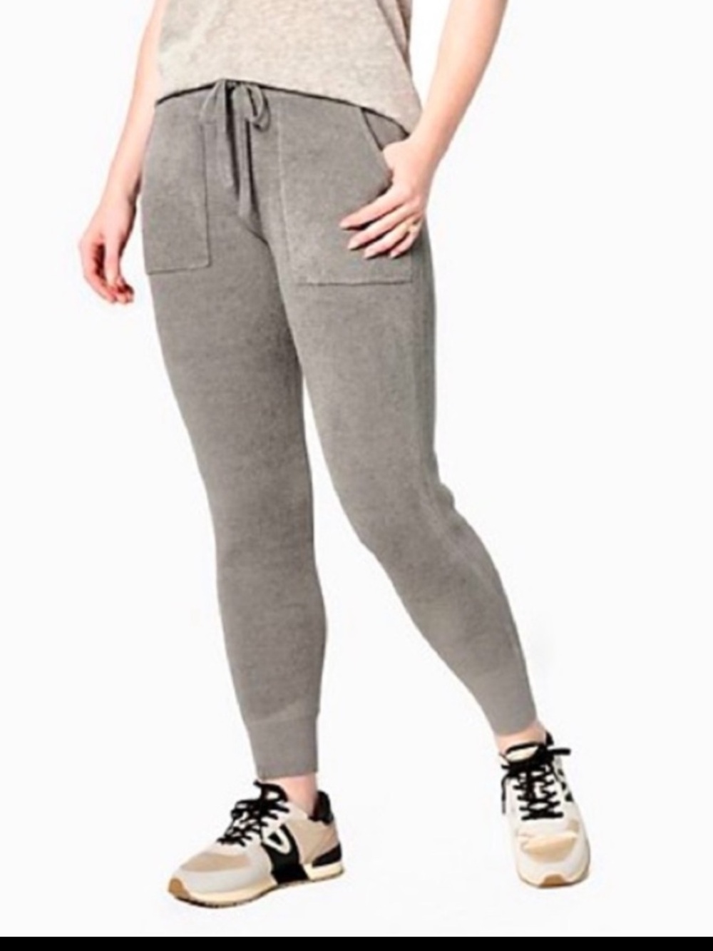 Barefoot Dreams Petite CozyChic Ultra Lite Jogger, 1X Petite Light Gray